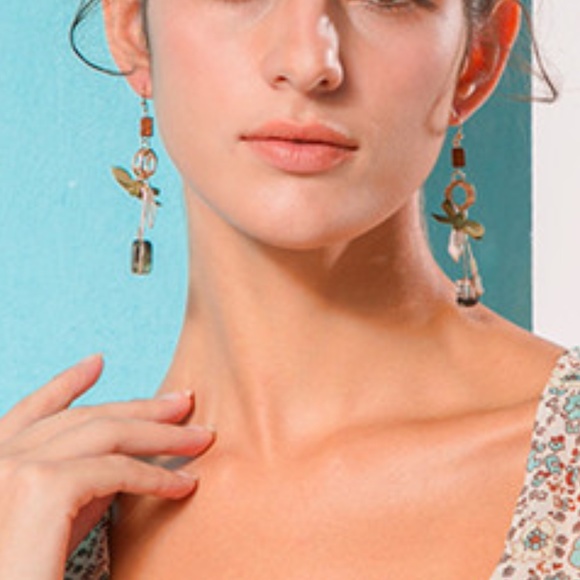 NEW Original Design Smoky Quartz Dangle Earrings - Picture 3 of 6